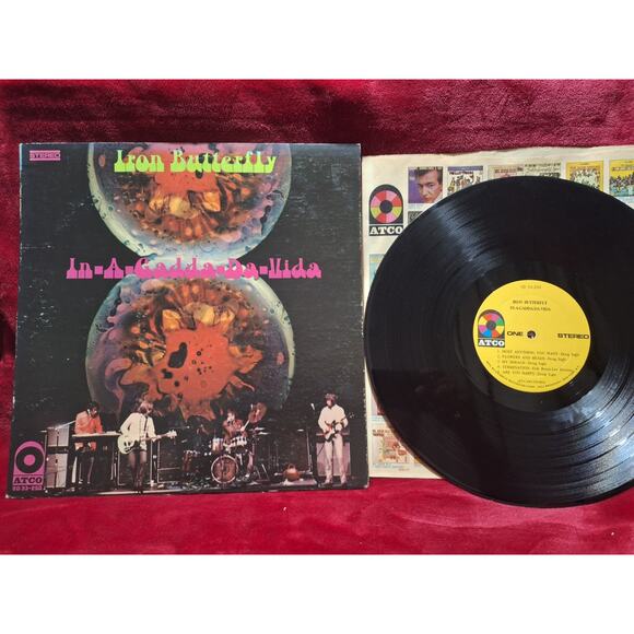 Iron Butterfly  In A Gadda Da Vida Vinyl LP '68-'74 repress SD 33-250 - Picture 1 of 12